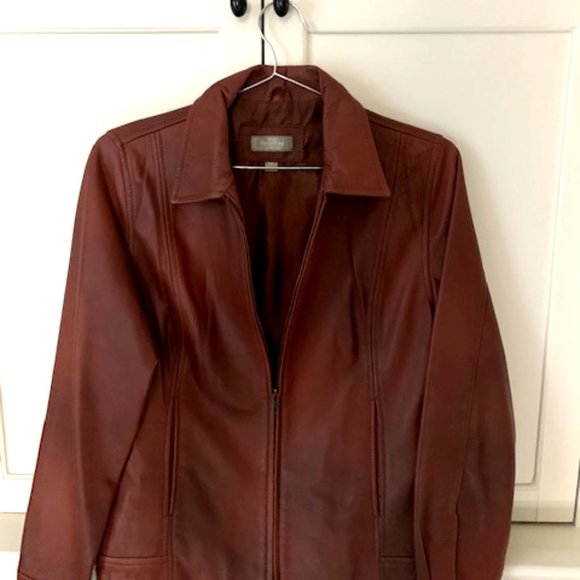 Territory Ahead LeatherCamel Brown Jacket - Medium